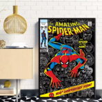 affiche spiderman vintage
