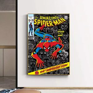 affiche spiderman vintage