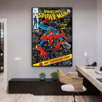affiche spiderman vintage