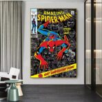 affiche spiderman vintage