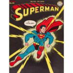 vintage super hero poster