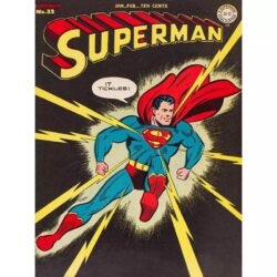 affiche super héros vintage