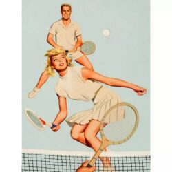 vintage tennis poster 1