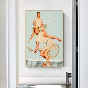 affiche tennis vintage