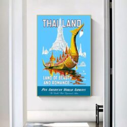 affiche Thaïlande vintage