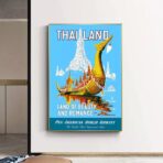 affiche Thaïlande vintage