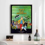 affiche tintin et le lac aux requins