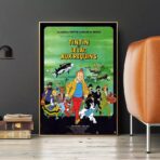 affiche tintin et le lac aux requins