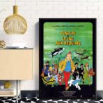 affiche tintin et le lac aux requins