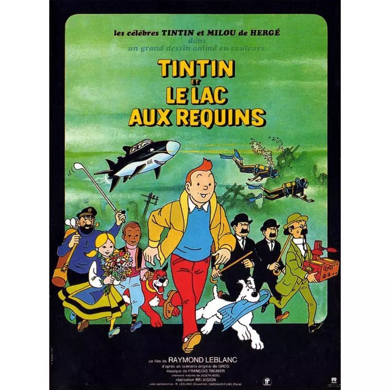 affiche-tintin-et-le-lac-aux-requins_3 affiche tintin et le lac aux requins