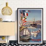 affiche toulon vintage