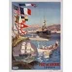 poster toulon vintage