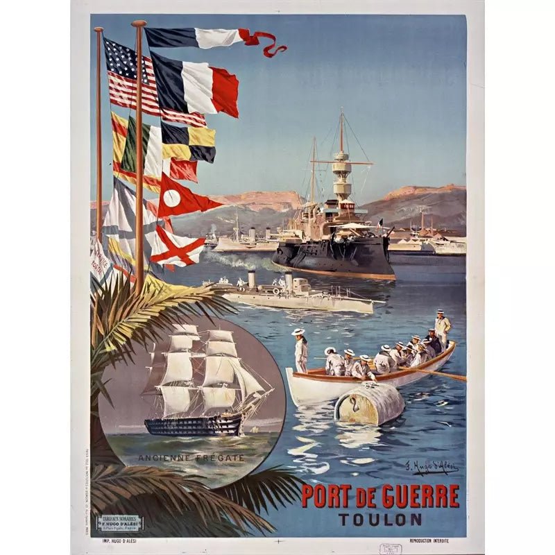poster toulon vintage poster toulon vintage