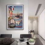 affiche toulon vintage