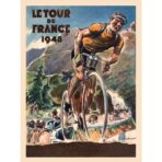 affiche tour de france vintage