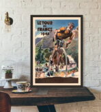 affiche tour de france vintage