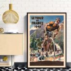 affiche tour de france vintage