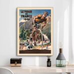 affiche tour de france vintage
