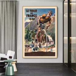 affiche tour de france vintage