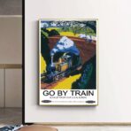 affiche train vintage