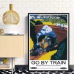 affiche train vintage