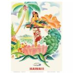 vintage tropical poster