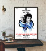 affiche un singe en hiver