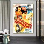 affiche vacances romaines