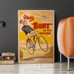 affiche vélo vintage