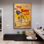 affiche vélo vintage