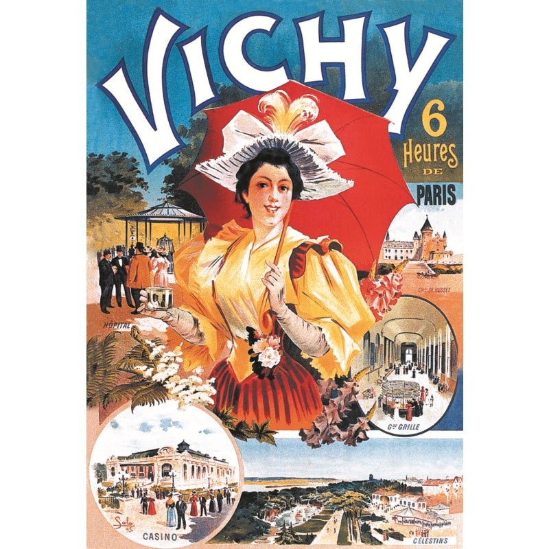 affiche-vichy-vintage affiche vichy vintage