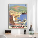 affiche Villefranche sur mer