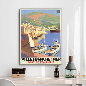 affiche Villefranche sur mer