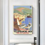 affiche Villefranche sur mer