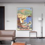 affiche Villefranche sur mer
