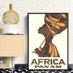 affiche vintage afrique