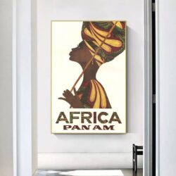 affiche vintage afrique