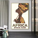 affiche vintage afrique