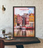 affiche vintage amsterdam