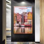 affiche vintage amsterdam