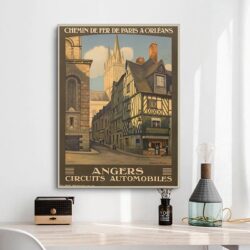 affiche vintage angers
