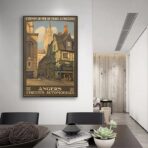 affiche vintage angers