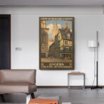 affiche vintage angers