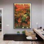 affiche vintage animaux