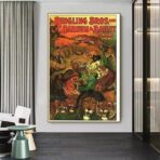 affiche vintage animaux
