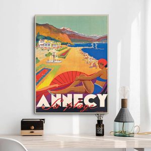 affiche vintage annecy
