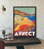affiche vintage annecy