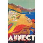 affiche vintage annecy