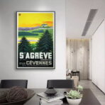 affiche vintage ardeche