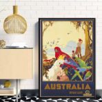 affiche vintage australie